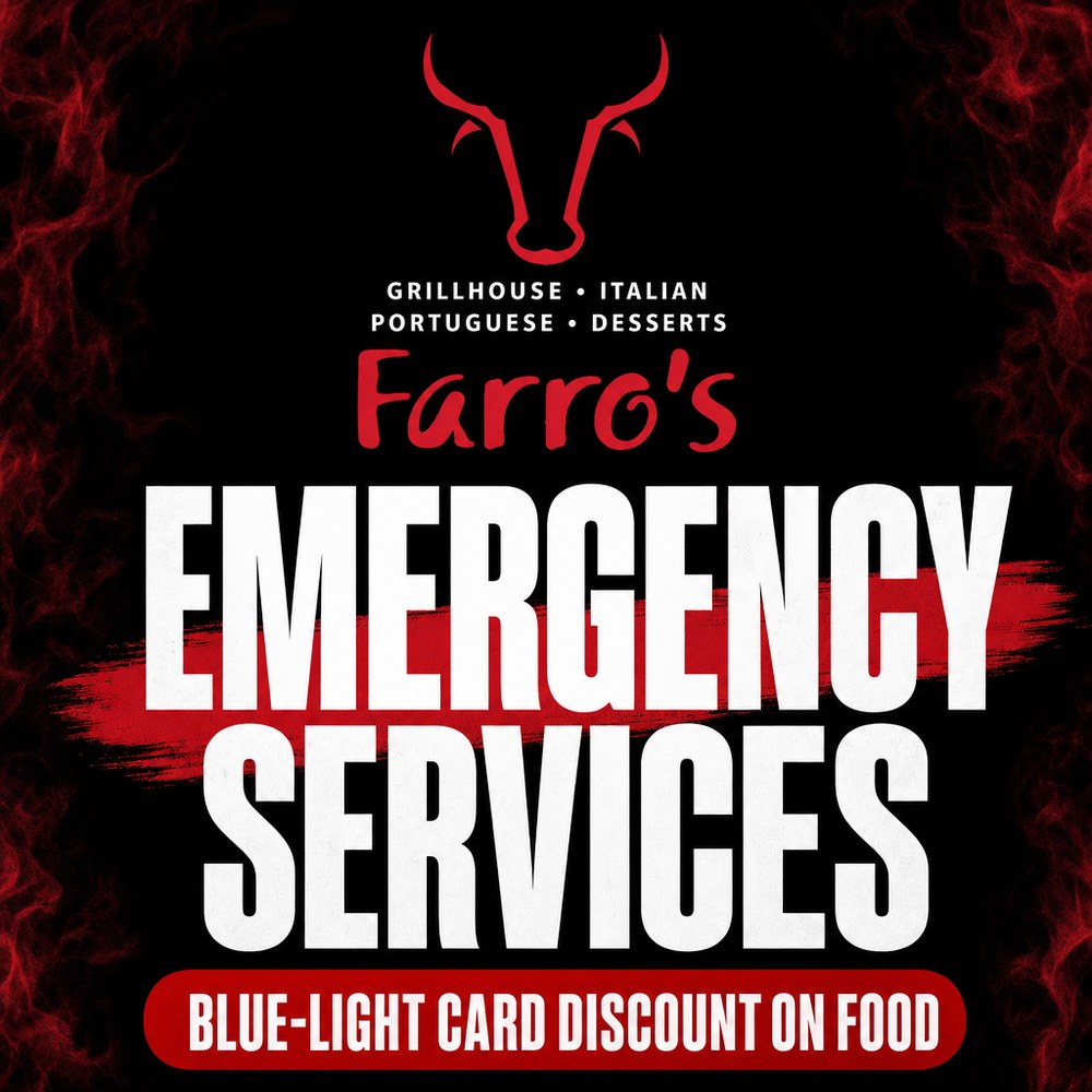 Emergency Services — blue-light card discount on food